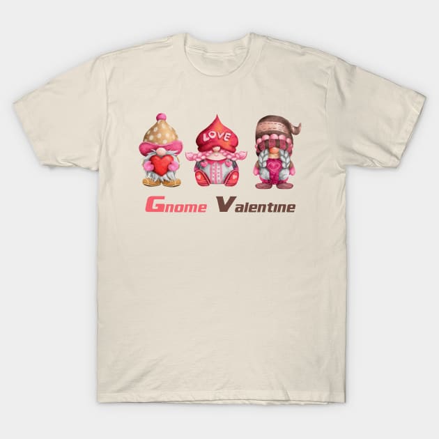 Gnome valentine T-Shirt by sevalyilmazardal